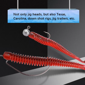 Leurre de pêche souple Swing <span class=keywords><strong>Impact</strong></span> Ring <span class=keywords><strong>Shad</strong></span> 55mm 65mm 75mm, appâts en plastique, leurre nageur, leurre de jigging, appâts artificiels - Product Image 3