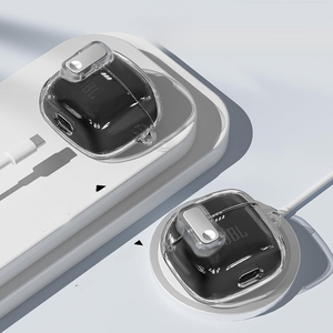 Étui de protection en TPU de haute qualité pour écouteurs <span class=keywords><strong>JBL</strong></span> TUNE FLEX 2, coque transparente avec boucle métallique - Product Image 2