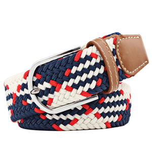 Cinturón de tela personalizado, cinturón elástico tejido unisex, cinturón elástico deportivo trenzado para mujer - Product Image 3