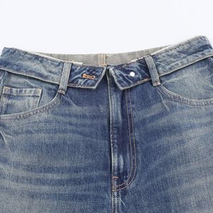 GX12067 Ropa de Moda para <span class=keywords><strong>Mujer</strong></span>, <span class=keywords><strong>Jeans</strong></span> Desgastados Estilo Urbano, Pantalones Vaqueros Casuales Retro con Rasgaduras - Product Image 6