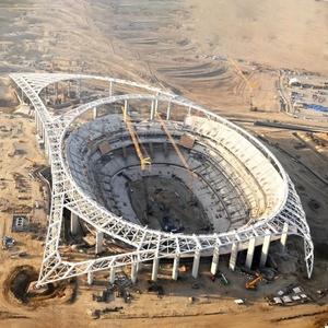 Préfabriquée Structure En Acier De <span class=keywords><strong>Toiture</strong></span> de Gymnase de Basket-Ball de Toit de Stade De Football de <span class=keywords><strong>Construction</strong></span> - Product Image 4