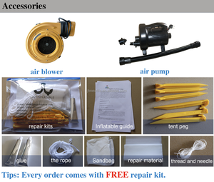 Soffiatore di aria gonfiabile bolla tenda canale PVC globo trasparente Igloo cupola tenda campeggio evento festa di nozze - Product Image 6