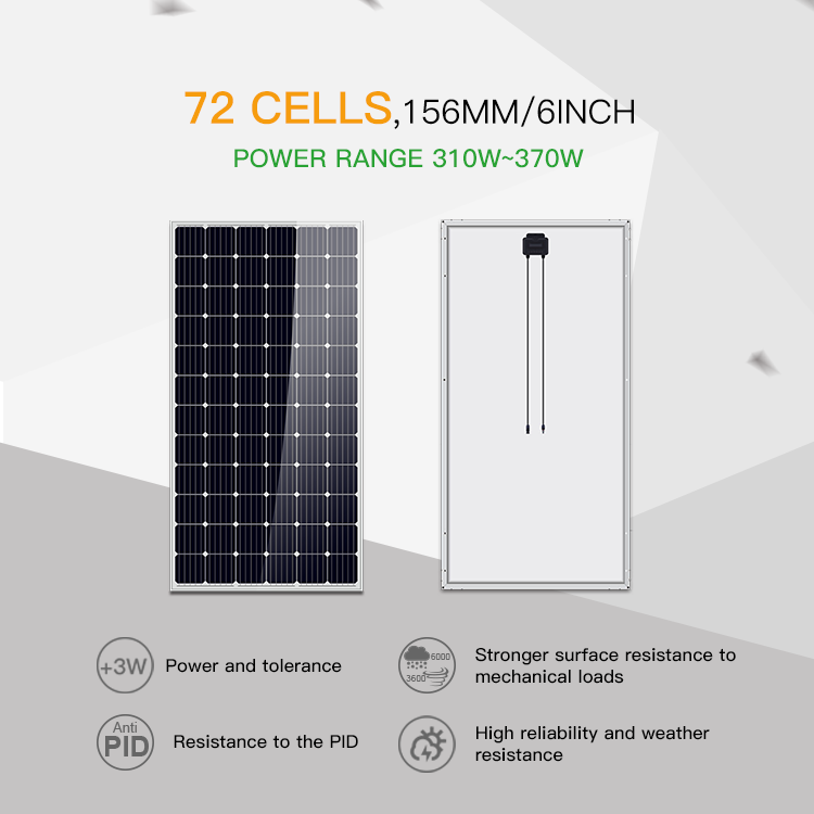 300W 380W 450W 540W 18V High Quality Solar System Matching Waterproof Wear-Resistant Solar Panel - Solar Panel - 1