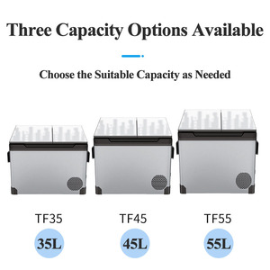 35L 45L 55L Dual Zones Compressor Cooling Mini Freezer 12V 24V Fridge Car <b>Refrigerator</b> With Handle Portable Car <b>Refrigerator</b> Wit - Product Image 6