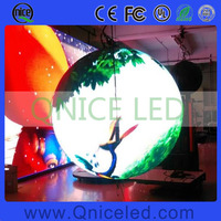 Nueva llegada interior publicidad al aire libre redondo LED Video Ball esférico Flexible módulo LED globo pantalla 3D esfera LED pantalla