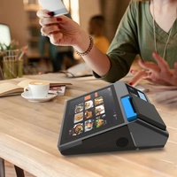 Terminal POS Android Z100 con Impresora Térmica de Recibos de 80 mm y Bluetooth para Caja Registradora, Impresión de Facturas para Comercio Minorista