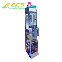 Mesin Cakar Mini ACS, Dioperasikan dengan Koin, Permainan Ketangkasan Crane Arcade, Dapat Disesuaikan