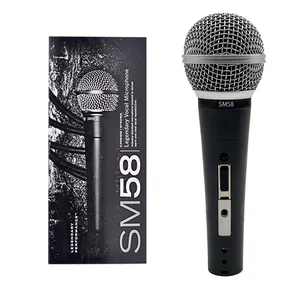 Mikrofon Karaoke Berkabel Genggam Dinamis Kualitas Tinggi Profesional untuk Mengajar Bernyanyi KTV