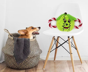 Cheap Price High Quality Kinghon Brand Dog Plush Cotton Rope <b>Interactive</b> Squeaky Chew <b>Toy</b> with Sound Custom Logo - Product Image 2