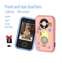 Mini appareil photo numérique pour enfants avec double caméra, capteur CCD, fonction photo/vidéo, musique, jeux et filtre MP3 pour enfants