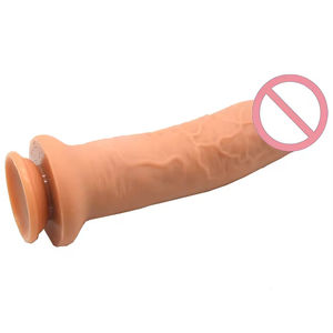 Masturbador de Silicona con Ventosa, Tapón <span class=keywords><strong>Anal</strong></span> y Consolador con Forma de Pene, Juguetes Sexuales para Adultos, Color Piel - Product Image 2