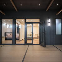 Maison conteneur préfabriquée extensible de 30 pieds, norme européenne, avec terrasse sur le toit pour studio de jardin et vacances