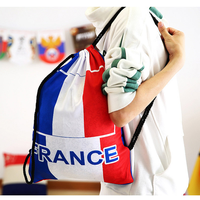 Sac à cordon en nylon recyclé imprimé numériquement, imperméable, personnalisé, nouveau design, pour les sports et les jeux