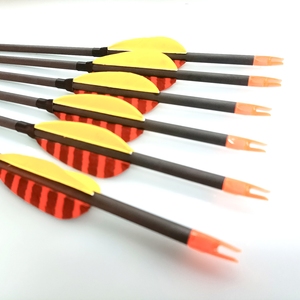 Tiro con l'arco freccia di carbonio puro 250 ~ 1300sp piuma di tacchino spina dorsale puro carbonio Arros all'ingrosso - Product Image 2