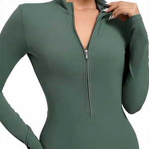Combinaison de sport sans dos en élasthanne de haute qualité, séchage rapide, pour yoga et fitness, tricotée - Product Image 5