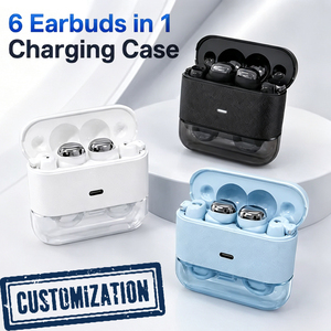 Auriculares Inalámbricos TWS NE-Y239 <span class=keywords><strong>6</strong></span> en <span class=keywords><strong>1</strong></span>, 3 Estilos: Clip-on/Semi-in-Ear/Auriculares para Dormir, Disponibles para Deportes, Trabajo, Sueño, Personalización OEM - Product Image 1