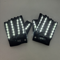 Gants lumineux néon de haute qualité, 6 couleurs au choix, source LED, mitaines pour la danse, les rave, le carnaval, la discothèque, le bar