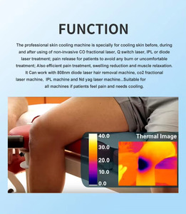 Appareil de refroidissement cutané à air froid pour thérapie par air froid et traitement au laser - Product Image 6
