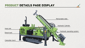 Plataforma de Perforación Rotatoria a Diésel, Portátil, para Minería, Prospección y Aplicaciones de Investigación Geológica - Product Image 5