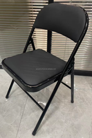 Chaise de salle à manger pliante moderne de luxe - Tissu durable empilable et écologique pour événements, bureaux, centres commerciaux, parcs, écoles, appartements