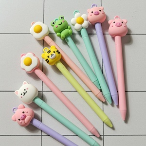 Protector de Lápiz de PVC con Imagen de Animal de Dibujos Animados, Extensor de Lápiz de Plástico para Niños con Cubierta Estilo Amor, Adornos para Lápices - Product Image 6