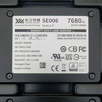 SSD SATA di livello enterprise YMTC SE006 X4-9070 3D NAND 7.68TB