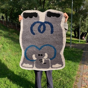 Thú vị vui tươi voi khỉ đột động vật mô hình chần mềm trang trí nội thất Thảm chùi chân chống trượt thấm nước phòng tắm mat - Product Image 2