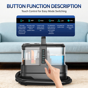 High Power Steam Carpet Cleaner Portable Spot Stain Remover 16Kpa Suction Power Deep Cleaning Machine For Carpet Sofa Home Use - Product Image 3