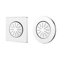 Jets de douche de corps plaqués, salle de bains, haute qualité carré rond, solides, Jets de Massage corporel, économie d'eau