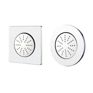 Jets de <span class=keywords><strong>douche</strong></span> de corps plaqués, salle de bains, haute qualité carré rond, solides, Jets de Massage corporel, économie <span class=keywords><strong>d</strong></span>'<span class=keywords><strong>eau</strong></span> - Product Image 6