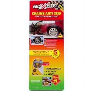 Chaînes antidérapantes taille S, 5 pièces, installation facile pour voiture, camion, utilisation hivernale - Product Image 2