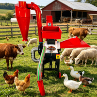 Offre Spéciale : Machine à Hacher le Fourrage, Broyeur d'Ensilage, Coupe-Herbe, Moulin à Grains, Hacheuse de Fourrage avec Souffleur pour la Transformation des Aliments Animaux