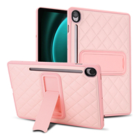 Étui de luxe en cuir avec support et béquille pour S10 Lite/S9 FE/S6 Lite/A11/A9 Plus/A8/A7 Lite/11/10.5/8.7 – Moule exclusif