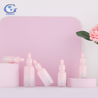 Kosmetik Hautpflege Ätherisches Öl 5ml 10ml 15ml 20ml 30ml Leere Farbverlauf Rosa Glasfläschchen mit Pipette