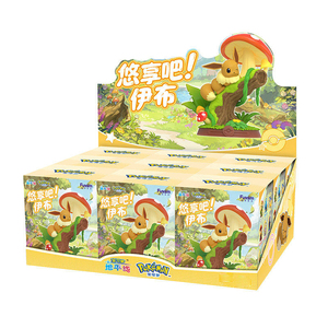 โปเกมอนของ<span class=keywords><strong>แท้</strong></span> ชุดกล่องสุ่มอีวุล 9 กล่อง ครบชุด ของสะสมน่ารัก ตกแต่งบ้าน ของขวัญ ไม่มีแบบซ่อน - Product Image 1