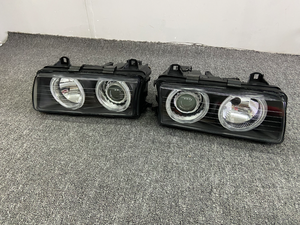 Faros Delanteros para <span class=keywords><strong>BMW</strong></span> <span class=keywords><strong>E36</strong></span> con <span class=keywords><strong>Ojos</strong></span> <span class=keywords><strong>de</strong></span> Ángel - Product Image 5