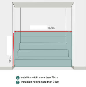 Barrière de sécurité double porte pour <span class=keywords><strong>escalier</strong></span>, en treillis de protection pour enfants, pour bibliothèque et animaux de compagnie, vente en gros - Product Image 4