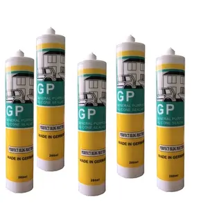 Pegamento adhesivo OEM para decoración de edificios, selladores de color transparente, selladores de silicona acética RTV GP