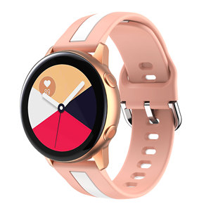 Bracelets de montre 20mm <span class=keywords><strong>bracelet</strong></span> en silicone sport à dégagement rapide pour <span class=keywords><strong>Samsung</strong></span> Galaxy Watch 4 Active 2 <span class=keywords><strong>Gear</strong></span> <span class=keywords><strong>S2</strong></span> <span class=keywords><strong>Bracelet</strong></span> de montre intelligente - Product Image 6