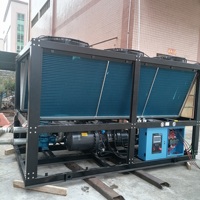 Nouveau compresseur de refroidisseur industriel à vis, refroidi par air, 120 CV, pour le contrôle de la température de fermentation