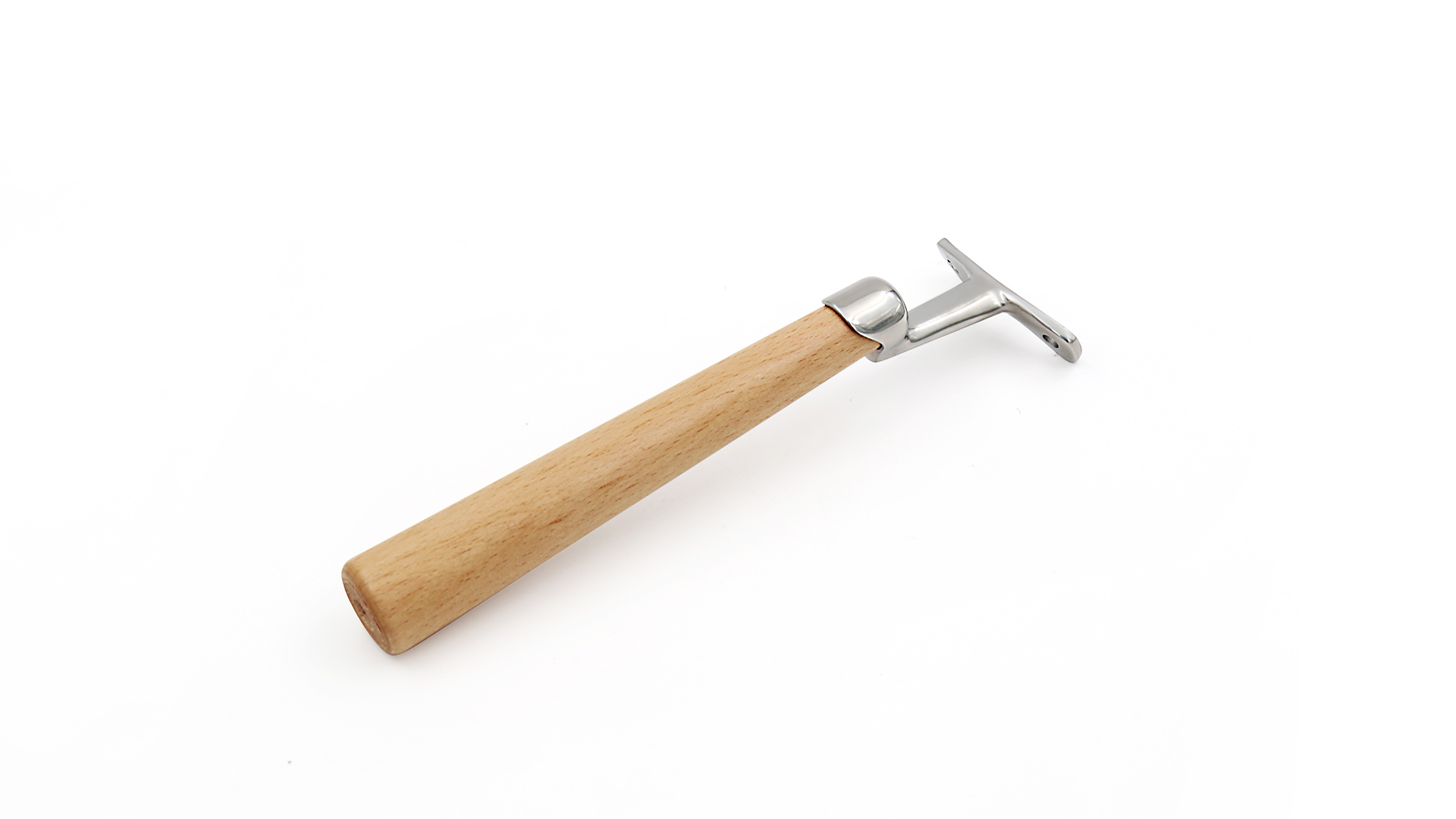 Manico in pentola in acciaio inossidabile per vendita diretta in fabbrica e manico lungo in legno