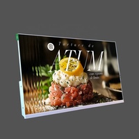 1080p 23.8 pouces LED Menu boîte à lumière Lcd écran Menu numérique affichage pour Restaurants cafés et magasins de détail