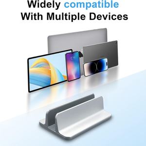 Support vertical pour ordinateur portable en aluminium, support de bureau avec taille de station d'accueil réglable, compatible avec tous les ordinateurs portables Surface/Dell/Gaming - Product Image 6