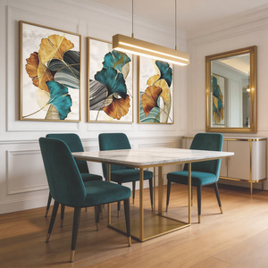 Cuadro de Lienzo con Textura 3D, Arte de Pared con Paisaje Pintado al Óleo, Decoración para el Hogar, Cocina, Baño, Sala de Estar, Nuevas Pinturas Chinas - Product Image 3