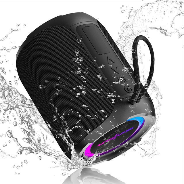 Hot Selling Sleek Portable Outdoor Waterproof Brand Bluetooth Speaker 5200mah TWS TF Card Wireless Speaker for Family Gatherings