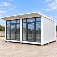 Maison conteneur en panneaux sandwich en acier à assemblage rapide de 20 pieds, bâtiment de bureau modulaire préfabriqué, hôtel contemporain