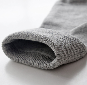 Người Đàn Ông Của Thêm Rộng Cotton Crew Vớ Thoáng Khí Màu Đen Và Trắng Đồng Bằng Thiết Kế Phong Cách Giản Dị Cho Mùa Hè-Cộng Với Kích Thước Bán Buôn - Product Image 5