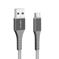 Venta al por mayor, 1M red de pesca línea de datos para cargador de teléfono móvil 3A más rápido Cable de carga USB a tipo C los datos cable USB-C tipo de cable