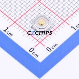 TSC005B1818A Tactile Switch SMD-4P,5.2x5.2mm Switch Round Button 1.8N Vertical Mount 5.2mm - Product Image 1