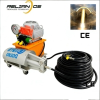 Cric hydraulique pour la réparation de déformations de tuyaux sans tranchée, compatibilité DN150-600, cric à bec de canard breveté